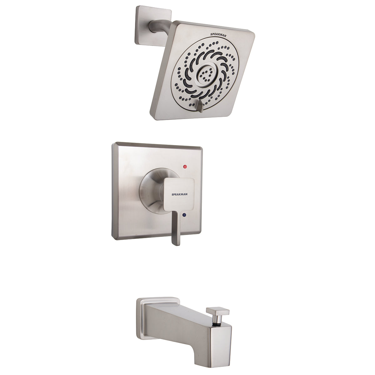 Kubos SLV-1330-UNI-BN EasyInstall Universal Tub/Shower Combination, 1.75 gpm