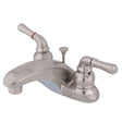 Magellan Two Handle Centerset Bathroom Faucet With Pop-up, Satin Nickel