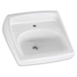 American Standard Lucerne 0356421.020 Vitreous China Single Centers 1-Hole Rectangular Wall Hung Lavatory Sink, White