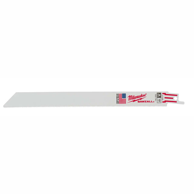 Milwaukee 48-00-5188 9" 18TPI Sawzall Blades, Thin Kerf, Metal (5 pack)