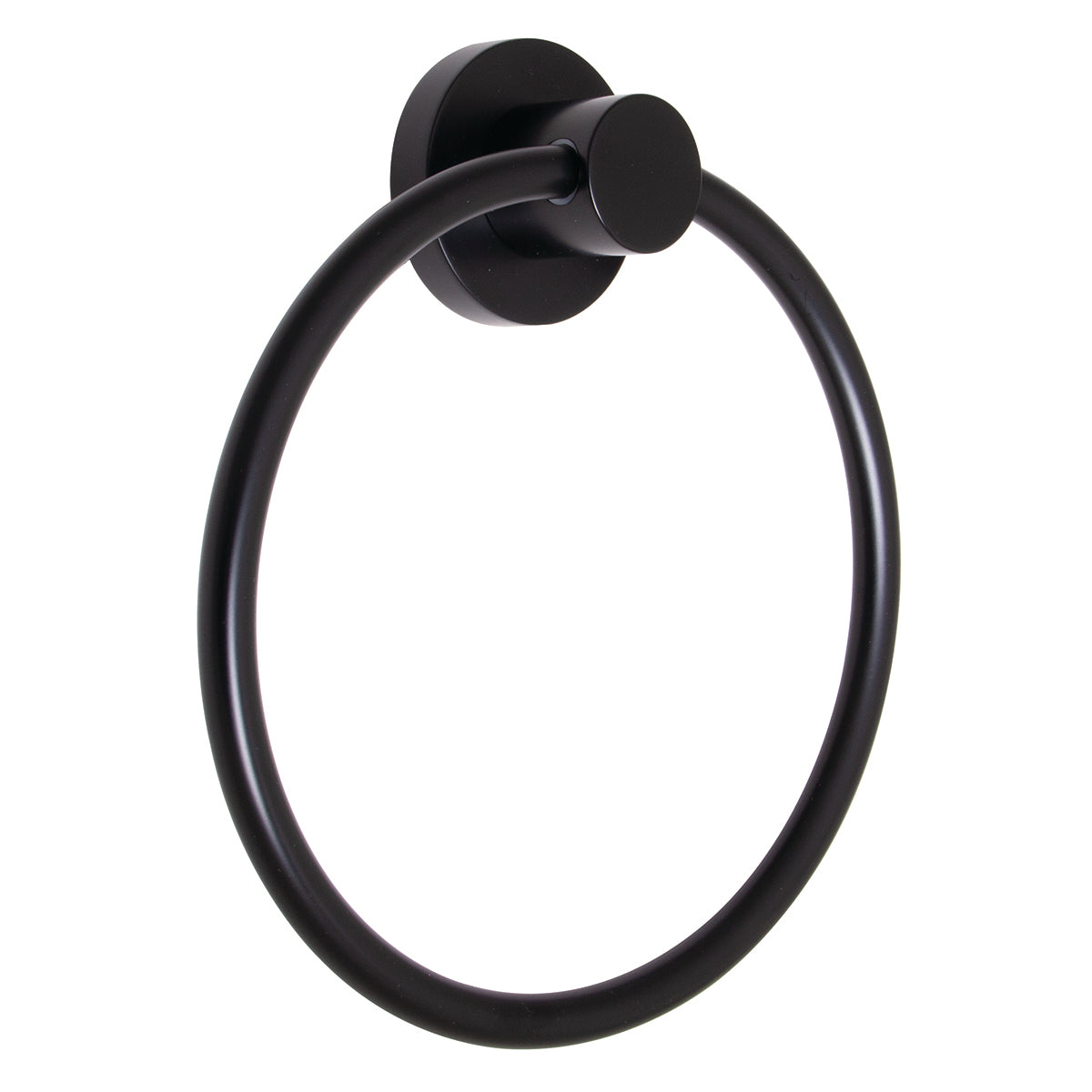 SA-2703-MB Vector Hand Towel Ring in Matte Black