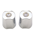 PlumbMaster Approved 20442 ST-88H Metal Hot and Cold Handle Pak (Pair, OEM) for American Standard Cadet Tub and Shower