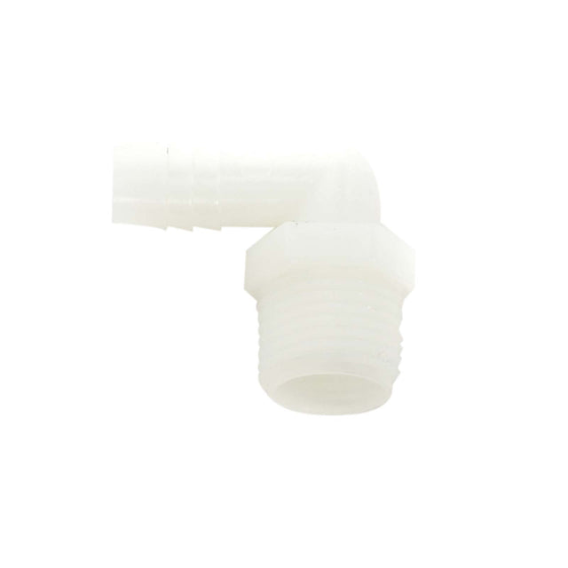 PlumbMaster Approved 52692 1/2" MIP x Barb Nylon 90 deg Elbow