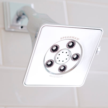 Speakman Rainier S-3018-E2 Low Flow Shower Head Polished Chrome Finish - 2.0 GPM