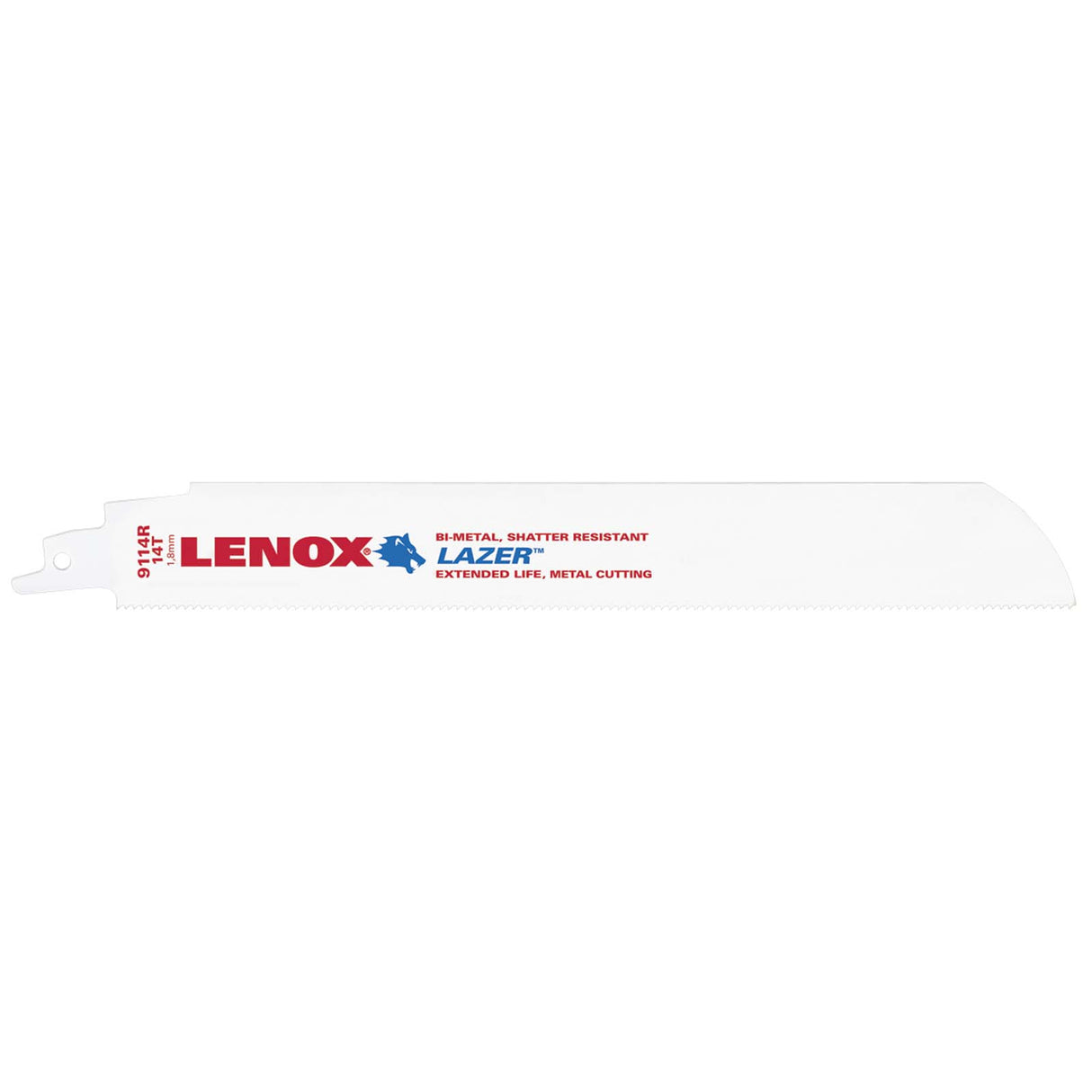 Lenox 201789114R 9" 14TPI Reciprocating Saw Blade, Lazer, Metal (5 pack)