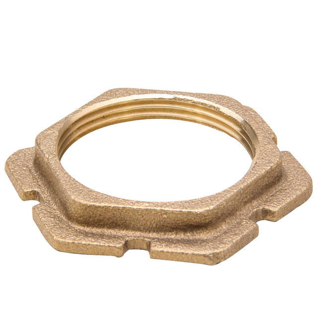 PlumbMaster Approved 50536 1-13/16" ID x 2-1/2" OD x 5/16" T Brass Shank Nut