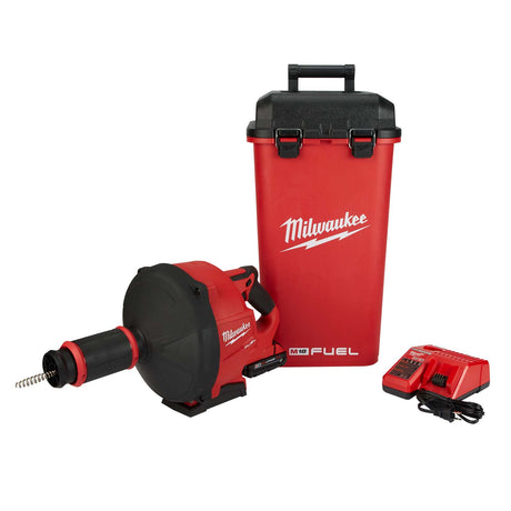 Milwaukee - M18 Fuel Drain Snake w/Cable-Drive Kit-A