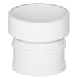 Tigre 119-3314 3 x 3" Hub x No Hub PVC SCH 40 DWV Soil Pipe Adapter White