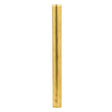 PlumbMaster Approved 88914 Solid Brass Overflow Tube, 1" x 11", Retail Packaged