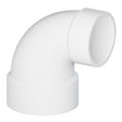 Tigre 329-3430 4 x 3" Hub x Hub PVC DWV Elbow 90° White