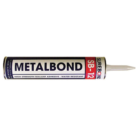 Surebond SB-12 Metalbond Caulk, 10.3 oz Cartridge, Gray
