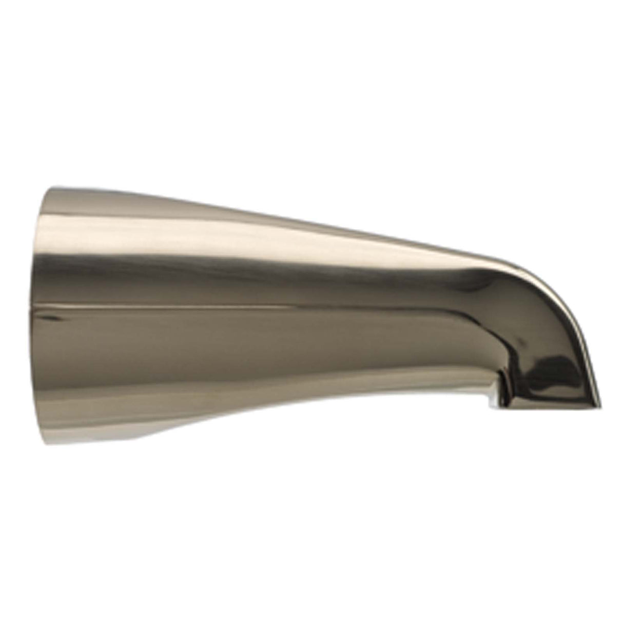 PlumbMaster Approved 80770 Universal Bath Tub Spout without Diverter, PVD Brushed Nickel