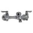 American Standard 8351076.004 Cast Brass Wall Mount 8" Widespread Service Sink Faucet, 20 gpm, Rough Chrome