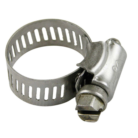 PlumbMaster Approved 37916 11/16 to 1-1/4" Capacity Stainless Steel Hose Clamp #12 Trade Size