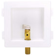 LSP 0B-801LL 1/2" x 1/4" MIP x Compression Assembled Low Lead Ice Maker Box with MIP Valves