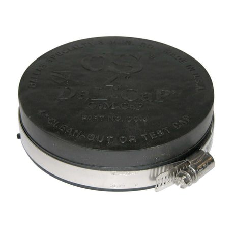 IPS Corp 83711 1-1/2" Flexible PVC Test Cap with Stainless Steel Clamp