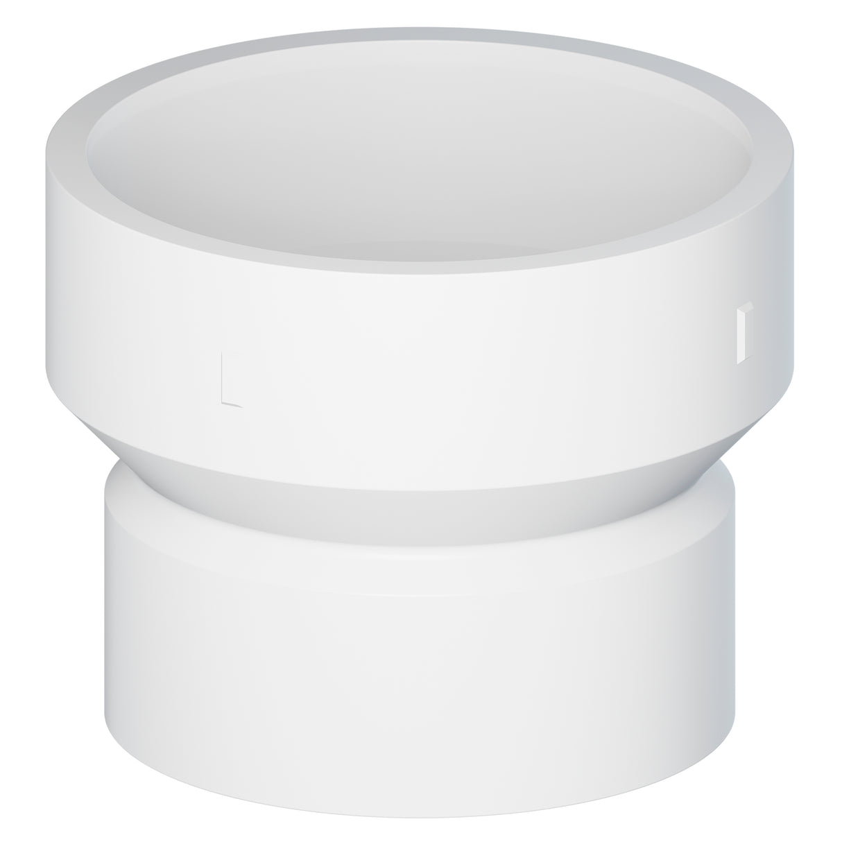 3 x 2" Hub x Hub PVC DWV Reducing Coupling