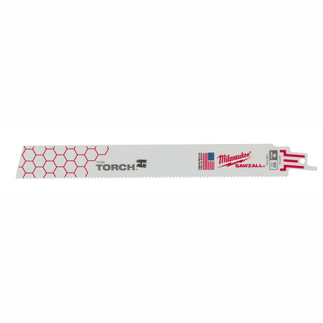 Milwaukee 48-00-5713 9" 10TPI Sawzall Blades, Torch, Metal (5 pack)