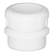 Tigre 104-P-3223 1-1/2 x 1-1/4" Hub x Slip-Joint PVC SCH 40 DWV Trap Adapter White