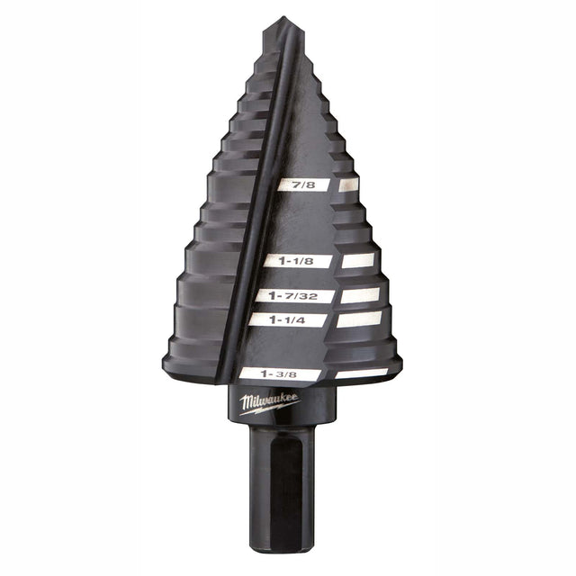 Milwaukee 48-89-9212 #12 Step Drill Bit, 7/8 - 1-3/8"