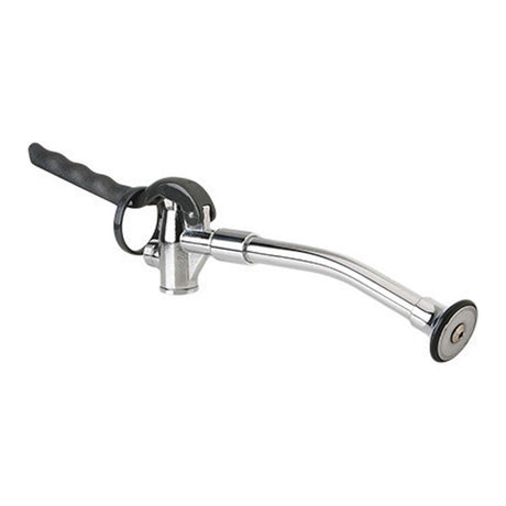 Chicago Faucets 777-021KJKCP Chrome Plated Rubber Bound Outlet Full Flow Self-Closing Spray Valve