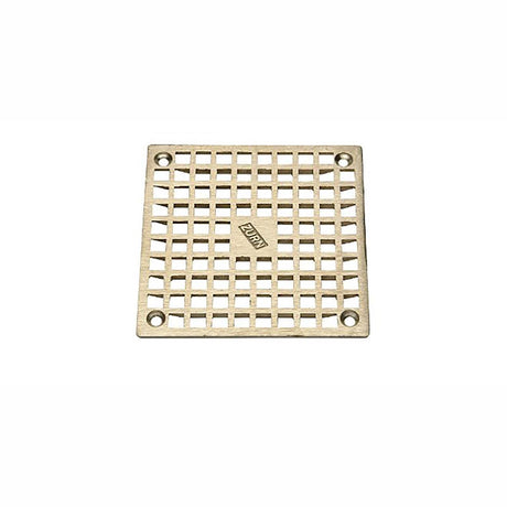 Zurn PN400-6S-GRID 6" Square Type S Polished Nickel Bronze Grate for Z400S Floor Drains