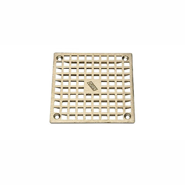 Zurn PN400-6S-GRID 6" Square Type S Polished Nickel Bronze Grate for Z400S Floor Drains