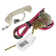 PlumbMaster Approved 67002 3-Way Pull Chain Over-The-Bed Light Canopy Switch, Brass, 125/250 VAC