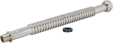 PlumbMaster Approved 0438618 3/4" FIP x 3/4" Crimp PEX x 18" SS Water Heater Connector