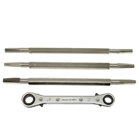 PlumbMaster Approved 60929 Case-hardened Steel Premium Bibb Seat Wrench Kit Less Seat Extractor