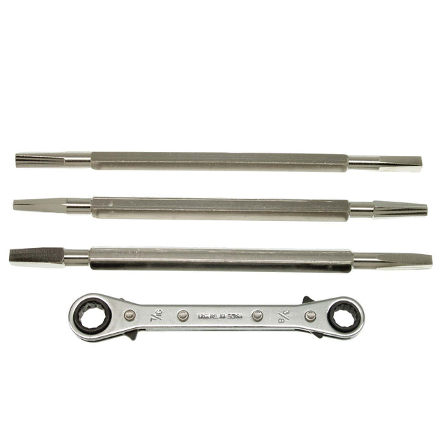 PlumbMaster Approved 60929 Case-hardened Steel Premium Bibb Seat Wrench Kit Less Seat Extractor