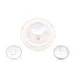 PlumbMaster Approved 46465 Clear Acrylic Handle with Hot Cold and Diverter Index Buttons for Price Pfister Mobile Home