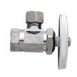 3/8" FIP x 3/8" OD Compression Chrome Plated Brass Encore Multi-Turn Angle Stop