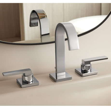 Lura CD523 Widespread Faucet with Platform Lever Handles