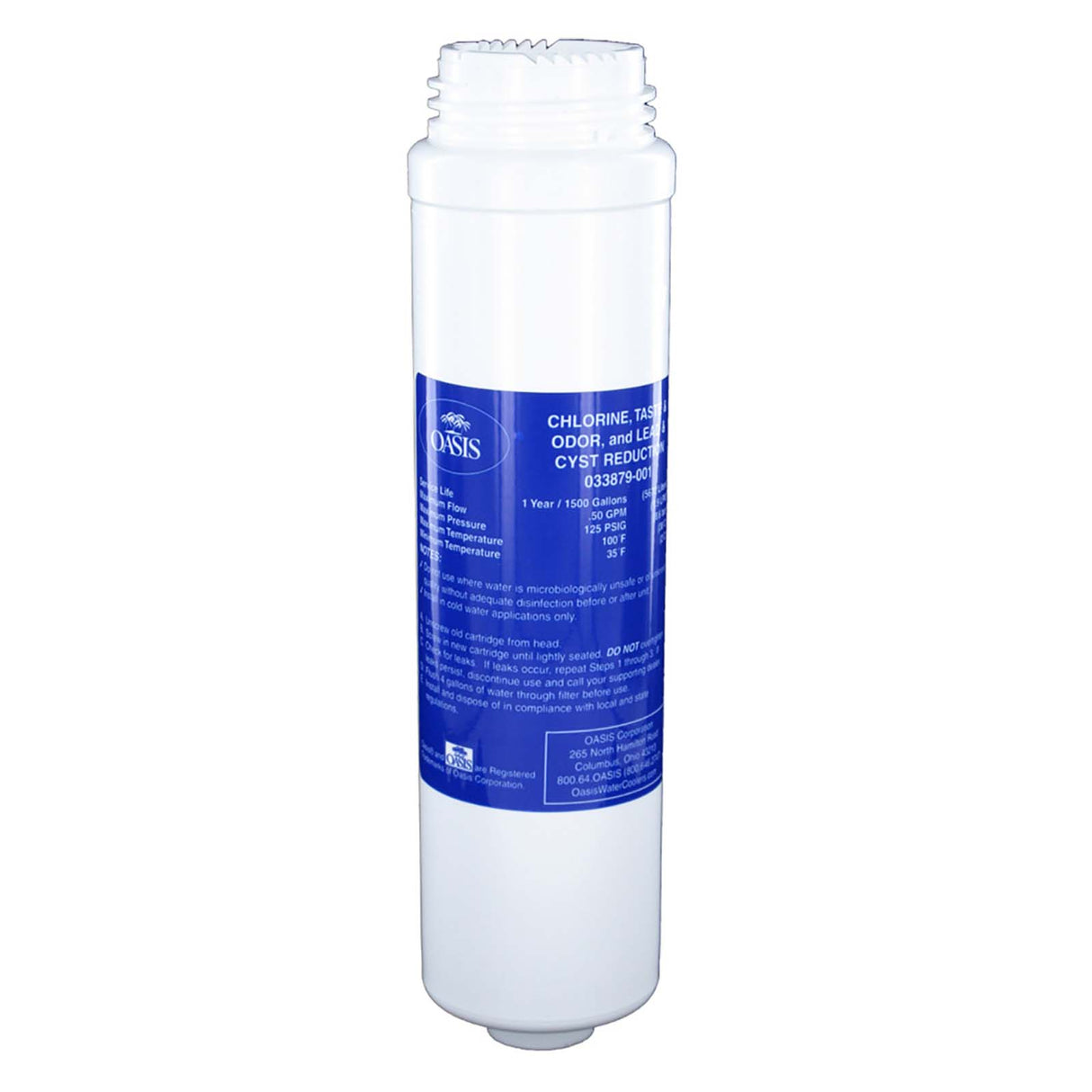 Oasis 033879-001 VersaFilter Replacement Cartridge for PF8SBF, PF8EBF Versafiller Oasis