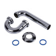Dearborn 700BN-1 1-1/4" P-Trap w/Rod Bra Nuts 20ga, CH