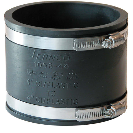 Fernco Flexible Couplings 4" Pipe Size