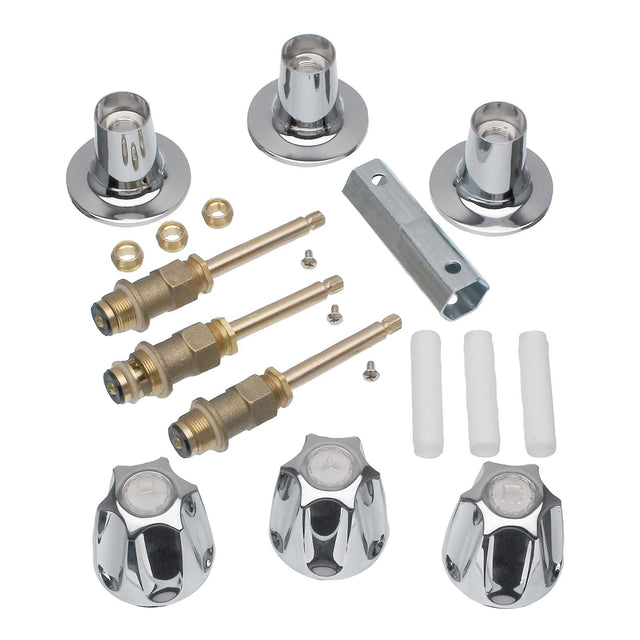 3-Handle Remodeling Trim Kit For Price Pfister Verve Tub & Shower