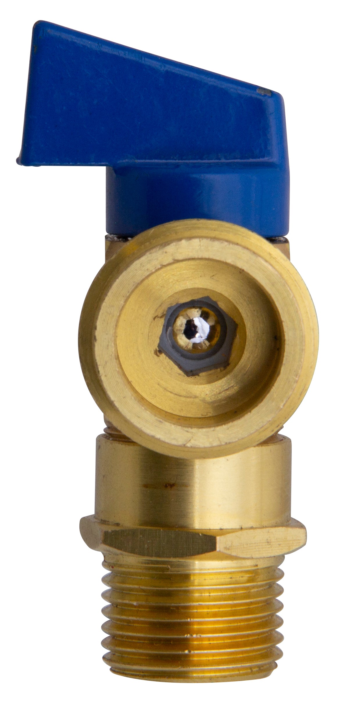 LSP P-06291 1/2" CPVC x 3/4" GHT Washing Machine Outlet Box Valve Blue Handle