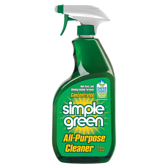 Simple Green 2710001213012 All Purpose Cleaner and Degreaser, 24 oz Trigger Spray Bottle