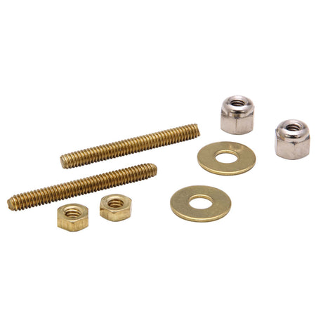 PlumbMaster Approved 43846 All Thread Closet Bolt (Pair), 2-1/2" Length