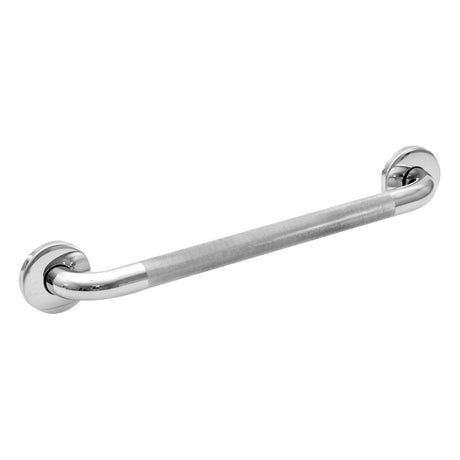 WingIts Premium WGB5SSKN12 18/8 ga (304) Stainless Steel Diamond Knurled Grab Bar, 1.25" Dia x 12" L