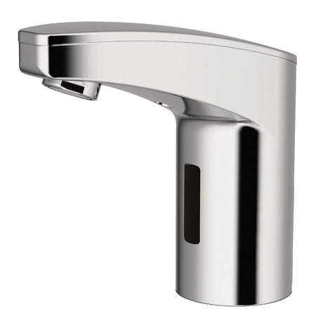 Sloan EAF-350 Optima Battery Powered, Deck Mounted, IR Faucet, 1.5 gpm, 4-3/64" Spout, Single Hole, Chrome