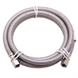 PlumbMaster Approved S141496 1/4" x 96" Compression Stainless Steel Ice Maker Hose