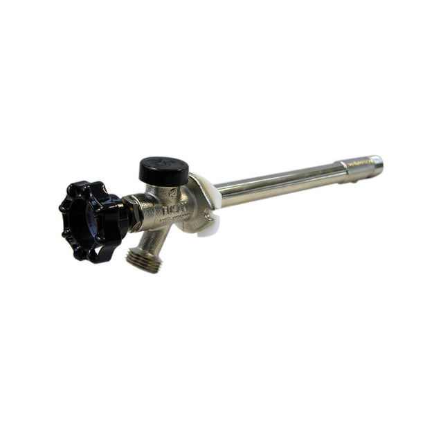 PlumbMaster Approved LB55S 1/2" or 1/2" x 3/4" Male or Sweat x MHT 4" Wall Dual-Connection Anti-Siphon Frost-Free Sillcock