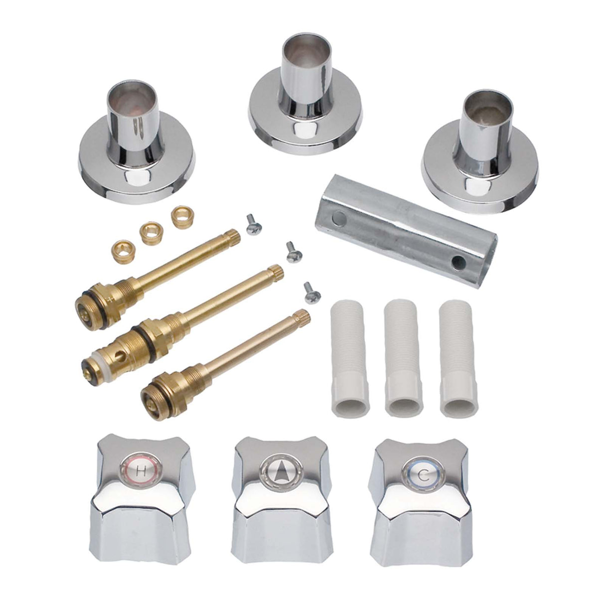 3-Handle Remodeling Trim Kit For Kohler Trend Tub & Shower