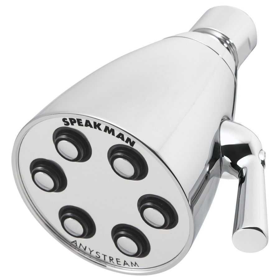 Speakman S-2252-E2 Signature Brass Icon Anystream Adjustable Shower Head, Polished Chrome