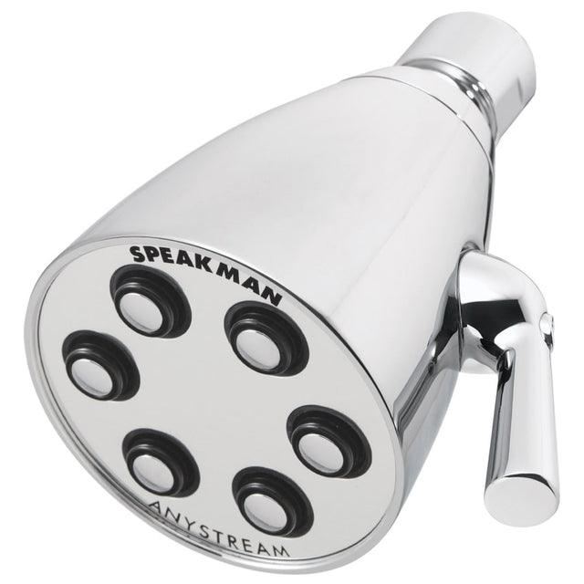 Speakman S-2252-E2 Signature Brass Icon Anystream Adjustable Shower Head, Polished Chrome