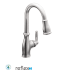 Brantford Single Handle Pulldown Spray Kitchen Faucet with Reflex Technology