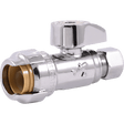 SharkBite 23037-0000LF 1/2 in x 3/8 in Compression - Brass Push Straight Stop